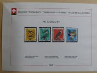 Schweiz ordentlich aufgezogene PTT-Karten in 6 Alben #MA289
