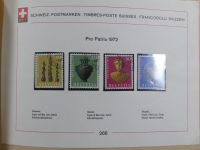 Schweiz ordentlich aufgezogene PTT-Karten in 6 Alben #MA289