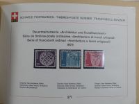 Schweiz ordentlich aufgezogene PTT-Karten in 6 Alben #MA289