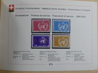 Schweiz ordentlich aufgezogene PTT-Karten in 6 Alben #MA289