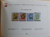 Schweiz ordentlich aufgezogene PTT-Karten in 6 Alben #MA289