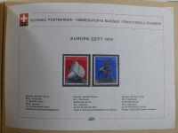 Schweiz ordentlich aufgezogene PTT-Karten in 6 Alben #MA289