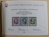 Schweiz ordentlich aufgezogene PTT-Karten in 6 Alben #MA289