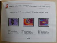 Schweiz ordentlich aufgezogene PTT-Karten in 6 Alben #MA289