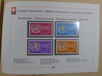 Schweiz ordentlich aufgezogene PTT-Karten in 6 Alben #MA289