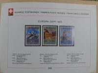 Schweiz ordentlich aufgezogene PTT-Karten in 6 Alben #MA289