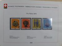 Schweiz ordentlich aufgezogene PTT-Karten in 6 Alben #MA289