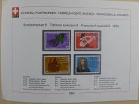 Schweiz ordentlich aufgezogene PTT-Karten in 6 Alben #MA289