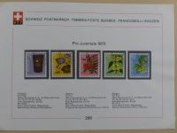 Schweiz ordentlich aufgezogene PTT-Karten in 6 Alben #MA289