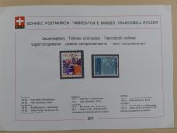 Schweiz ordentlich aufgezogene PTT-Karten in 6 Alben #MA289