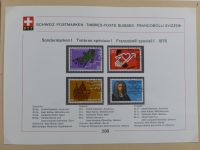 Schweiz ordentlich aufgezogene PTT-Karten in 6 Alben #MA289