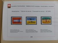 Schweiz ordentlich aufgezogene PTT-Karten in 6 Alben #MA289