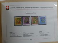 Schweiz ordentlich aufgezogene PTT-Karten in 6 Alben #MA289