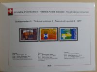 Schweiz ordentlich aufgezogene PTT-Karten in 6 Alben #MA289