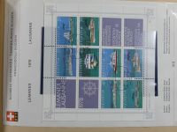 Schweiz ordentlich aufgezogene PTT-Karten in 6 Alben #MA289