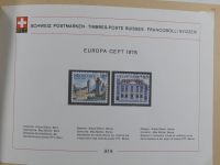 Schweiz ordentlich aufgezogene PTT-Karten in 6 Alben #MA289