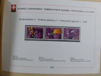 Schweiz ordentlich aufgezogene PTT-Karten in 6 Alben #MA289