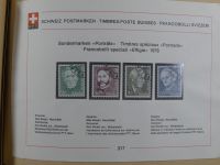 Schweiz ordentlich aufgezogene PTT-Karten in 6 Alben #MA289