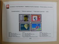 Schweiz ordentlich aufgezogene PTT-Karten in 6 Alben #MA289