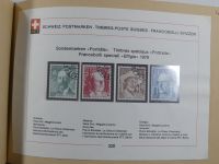 Schweiz ordentlich aufgezogene PTT-Karten in 6 Alben #MA289