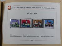 Schweiz ordentlich aufgezogene PTT-Karten in 6 Alben #MA289