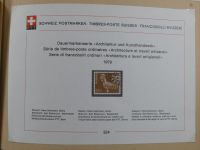 Schweiz ordentlich aufgezogene PTT-Karten in 6 Alben #MA289