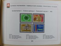 Schweiz ordentlich aufgezogene PTT-Karten in 6 Alben #MA289
