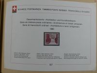 Schweiz ordentlich aufgezogene PTT-Karten in 6 Alben #MA289