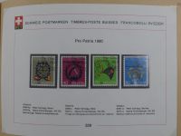 Schweiz ordentlich aufgezogene PTT-Karten in 6 Alben #MA289