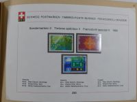 Schweiz ordentlich aufgezogene PTT-Karten in 6 Alben #MA289