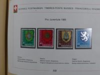 Schweiz ordentlich aufgezogene PTT-Karten in 6 Alben #MA289