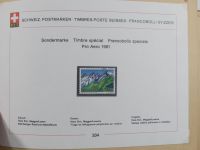 Schweiz ordentlich aufgezogene PTT-Karten in 6 Alben #MA289
