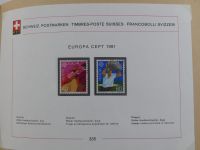 Schweiz ordentlich aufgezogene PTT-Karten in 6 Alben #MA289