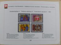 Schweiz ordentlich aufgezogene PTT-Karten in 6 Alben #MA289