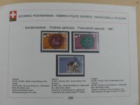 Schweiz ordentlich aufgezogene PTT-Karten in 6 Alben #MA289