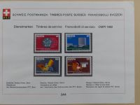 Schweiz ordentlich aufgezogene PTT-Karten in 6 Alben #MA289