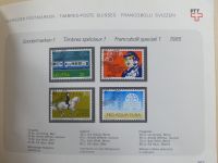 Schweiz ordentlich aufgezogene PTT-Karten in 6 Alben #MA289