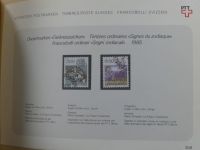 Schweiz ordentlich aufgezogene PTT-Karten in 6 Alben #MA289