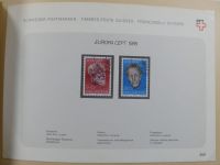 Schweiz ordentlich aufgezogene PTT-Karten in 6 Alben #MA289