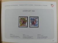 Schweiz ordentlich aufgezogene PTT-Karten in 6 Alben #MA289