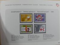 Schweiz ordentlich aufgezogene PTT-Karten in 6 Alben #MA289