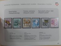 Schweiz ordentlich aufgezogene PTT-Karten in 6 Alben #MA289