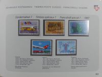 Schweiz ordentlich aufgezogene PTT-Karten in 6 Alben #MA289