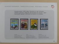 Schweiz ordentlich aufgezogene PTT-Karten in 6 Alben #MA289