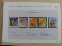 Schweiz ordentlich aufgezogene PTT-Karten in 6 Alben #MA289