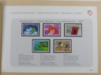 Schweiz ordentlich aufgezogene PTT-Karten in 6 Alben #MA289