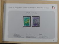 Schweiz ordentlich aufgezogene PTT-Karten in 6 Alben #MA289