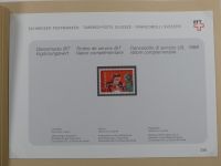 Schweiz ordentlich aufgezogene PTT-Karten in 6 Alben #MA289