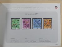 Schweiz ordentlich aufgezogene PTT-Karten in 6 Alben #MA289