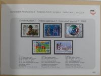 Schweiz ordentlich aufgezogene PTT-Karten in 6 Alben #MA289